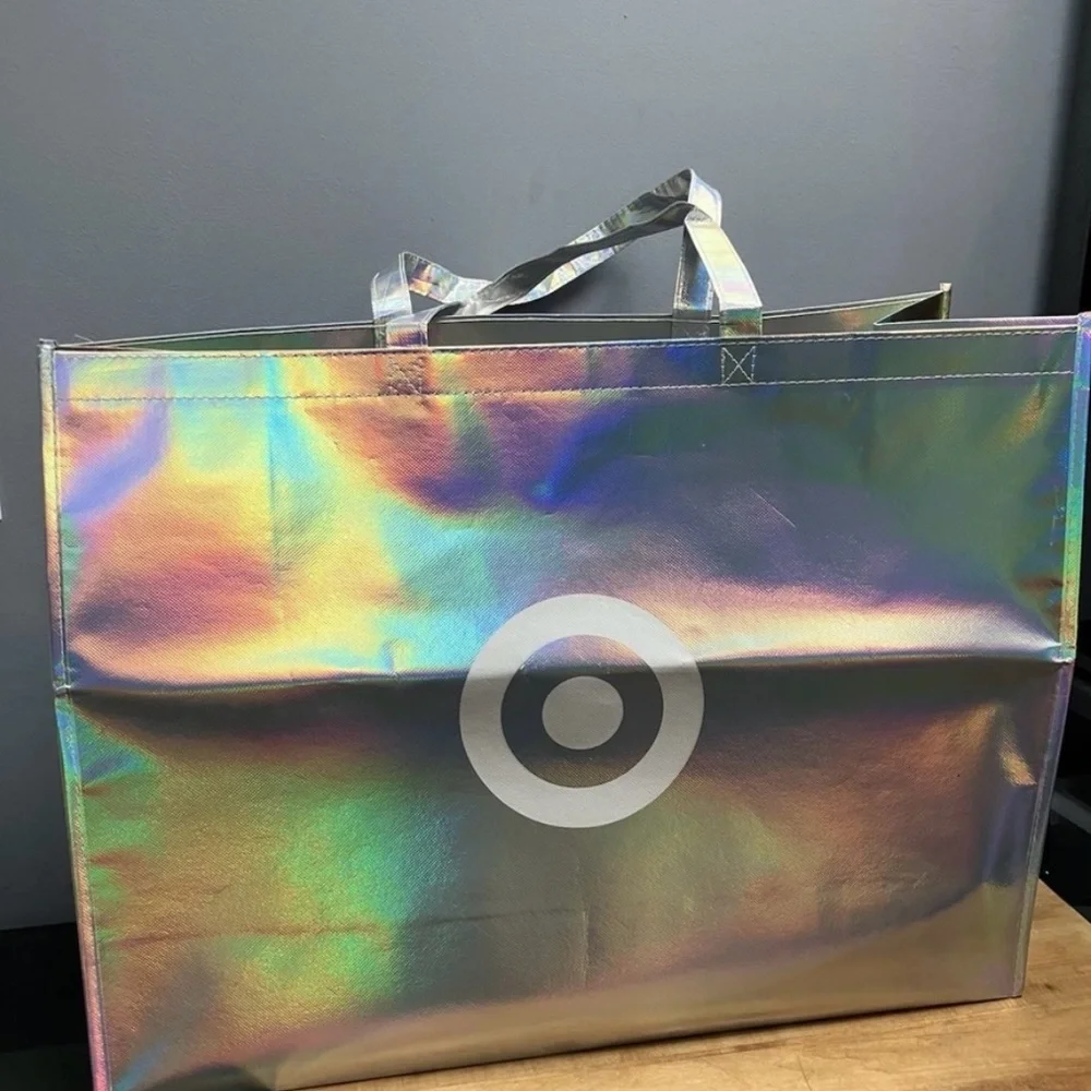 Target Iridescent Black Friday Holiday Tote Bag